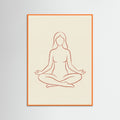 Orange Wood Meditative Bend