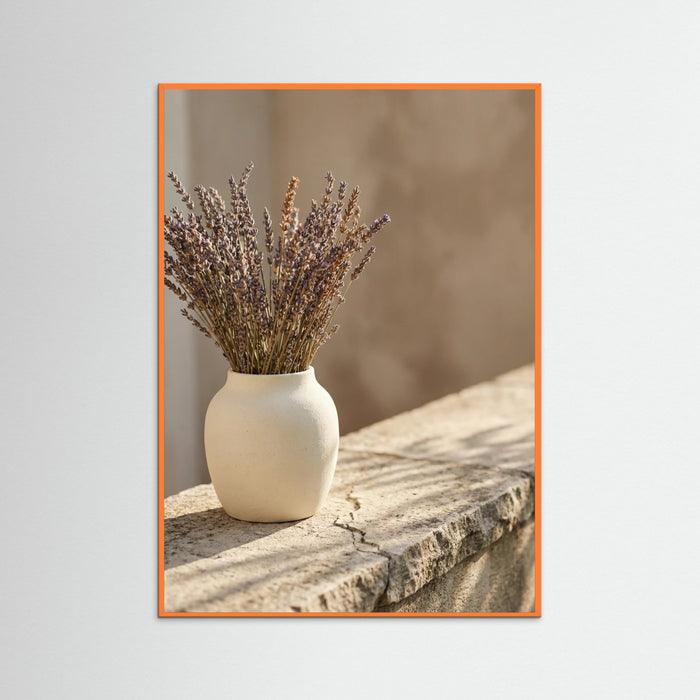 Orange Wood Mediterranean Stillness