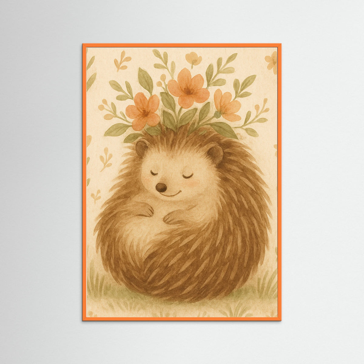 Orange Wood Mellow Hedgehog