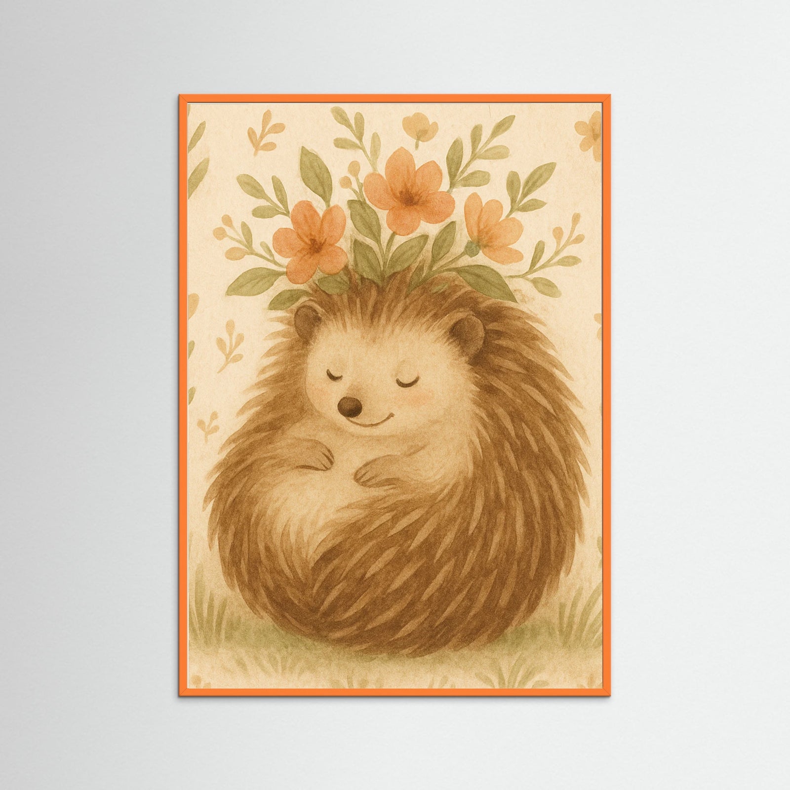 Orange Wood Mellow Hedgehog
