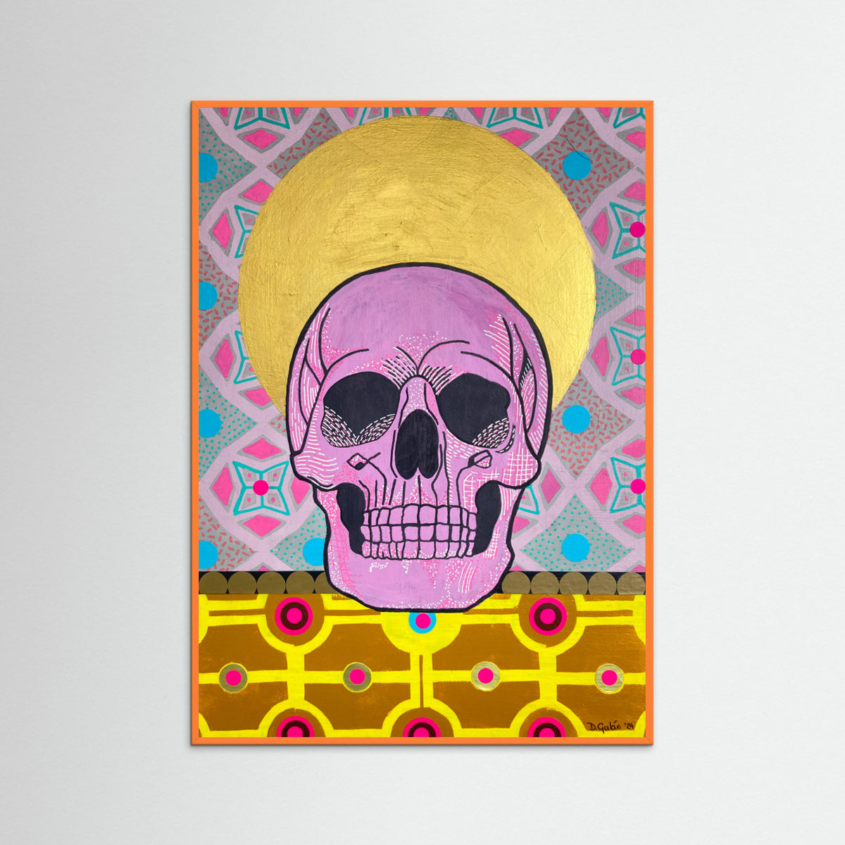 Orange Wood Memento Mori 2.0 Poster