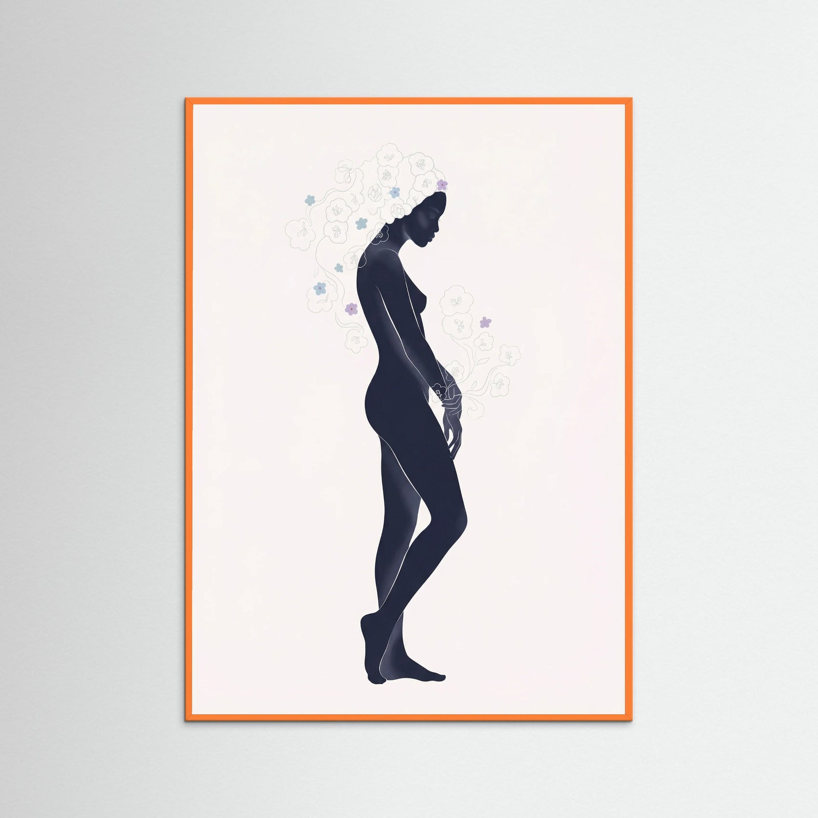 Orange Wood Midnight Bloom