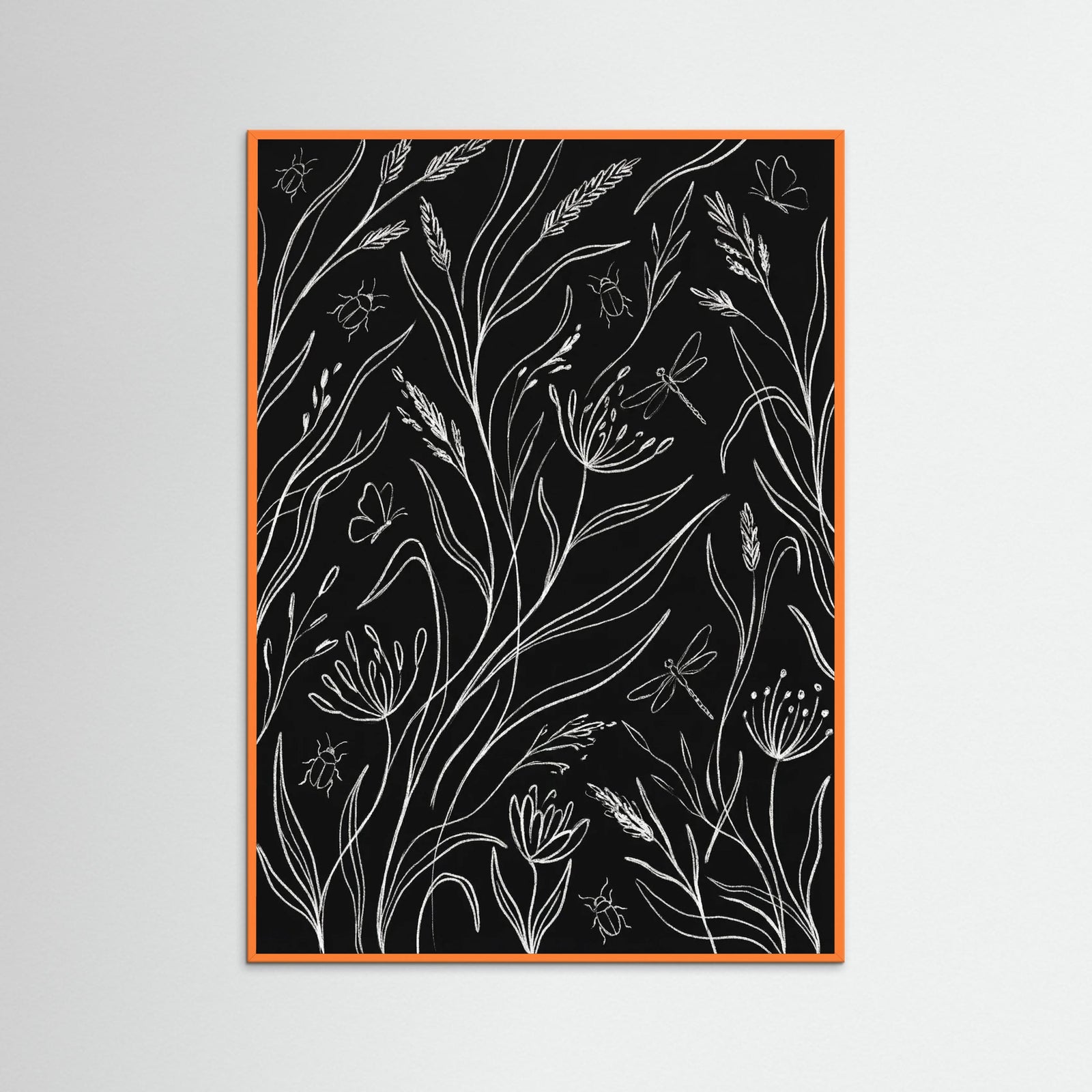 Orange Wood Midnight Garden