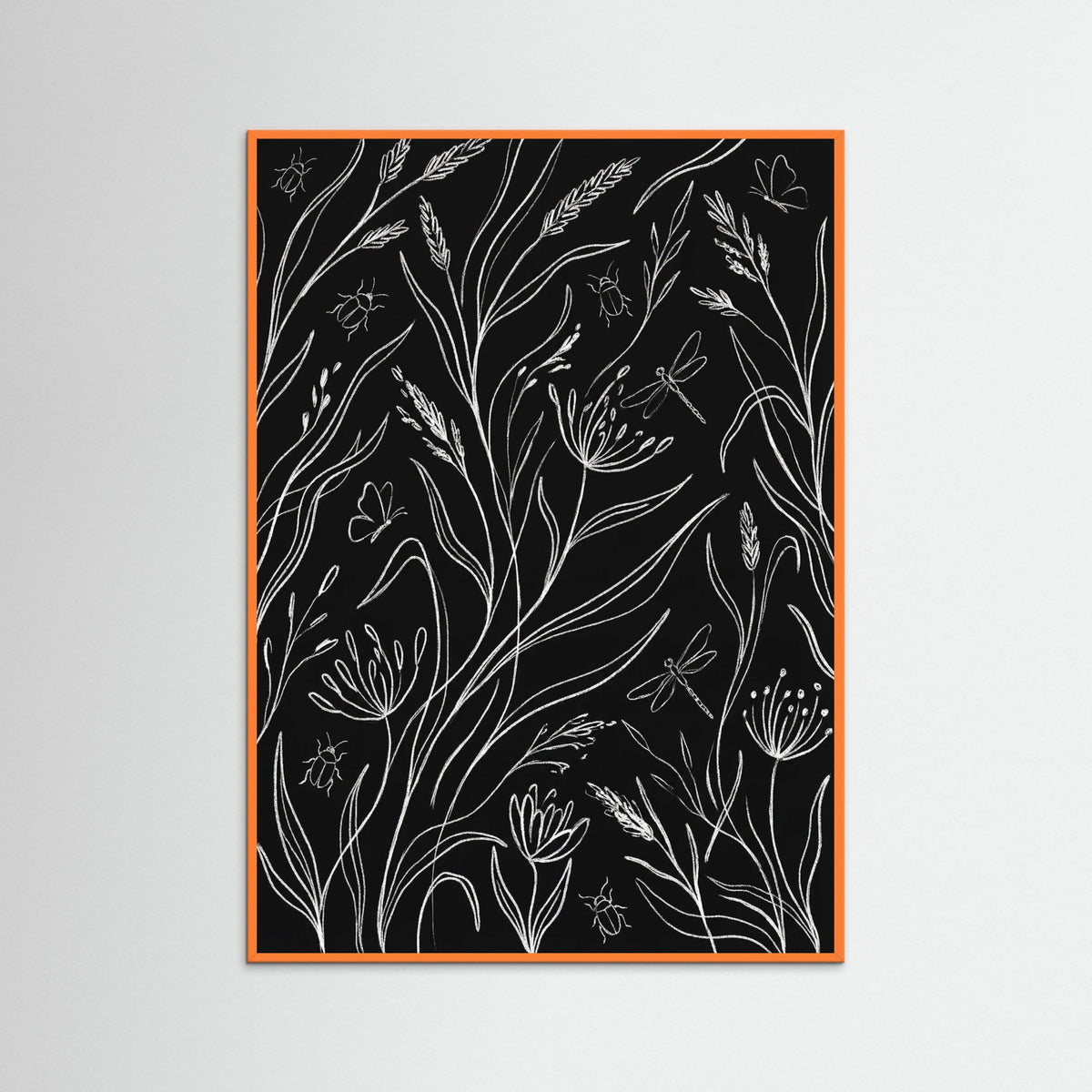 Orange Wood Midnight Garden
