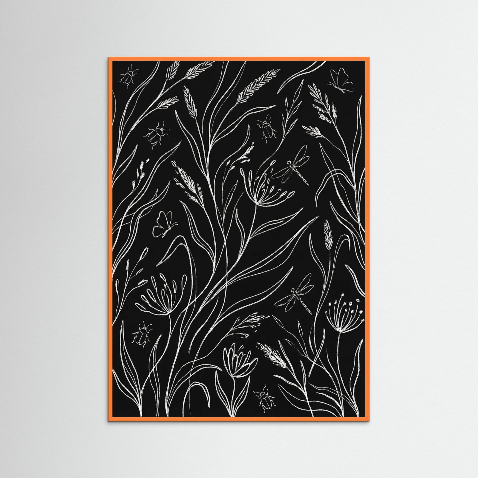 Orange Wood Midnight Garden