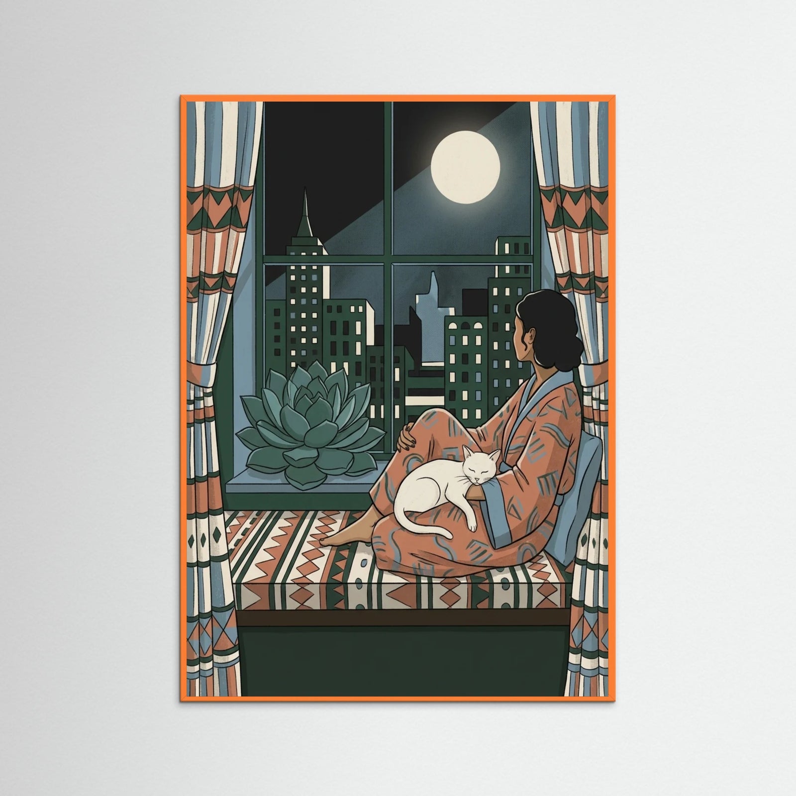 Orange Wood Midnight Repose