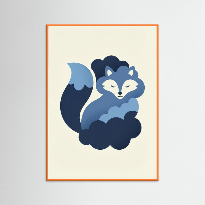 Orange Wood Midnight Wool