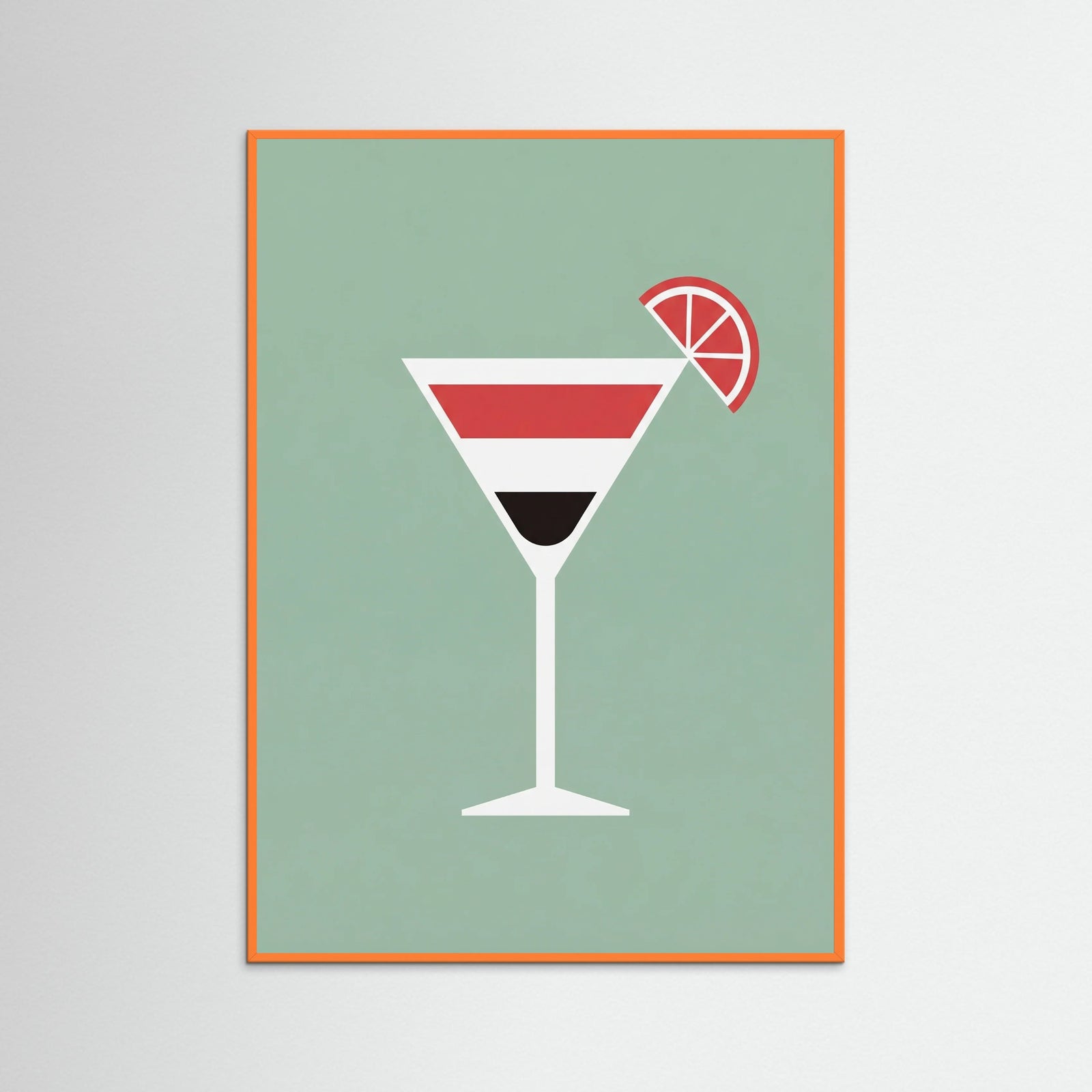 Orange Wood Minimal Coffee