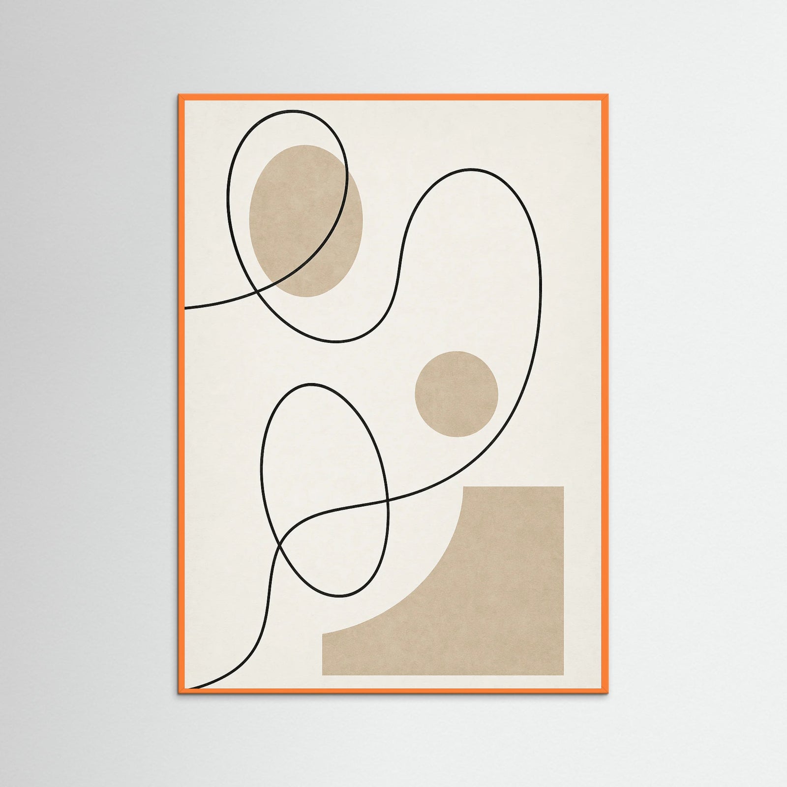 Orange Wood Minimal Muse