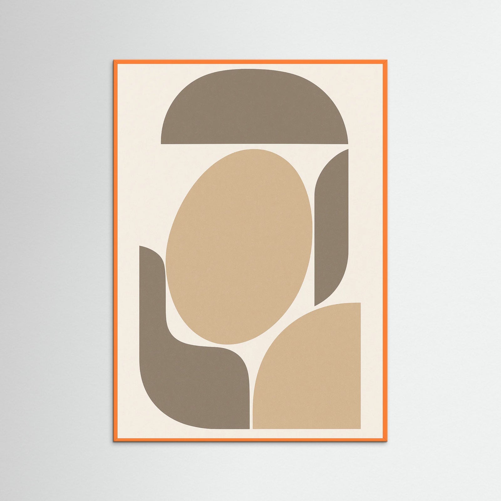 Orange Wood Minimalist Fig
