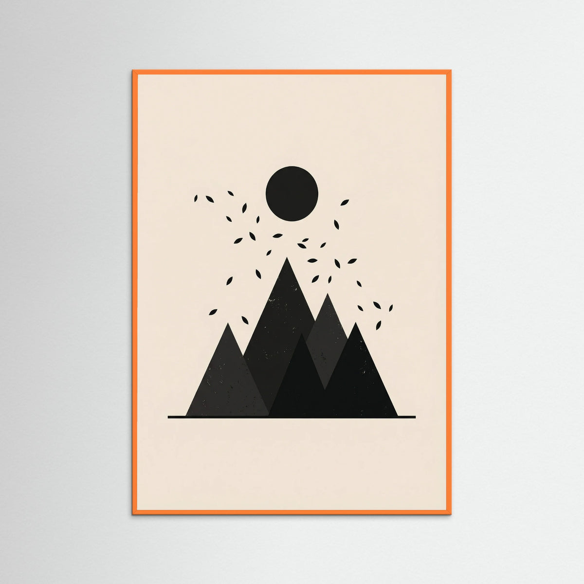 Orange Wood Minimalist Flight