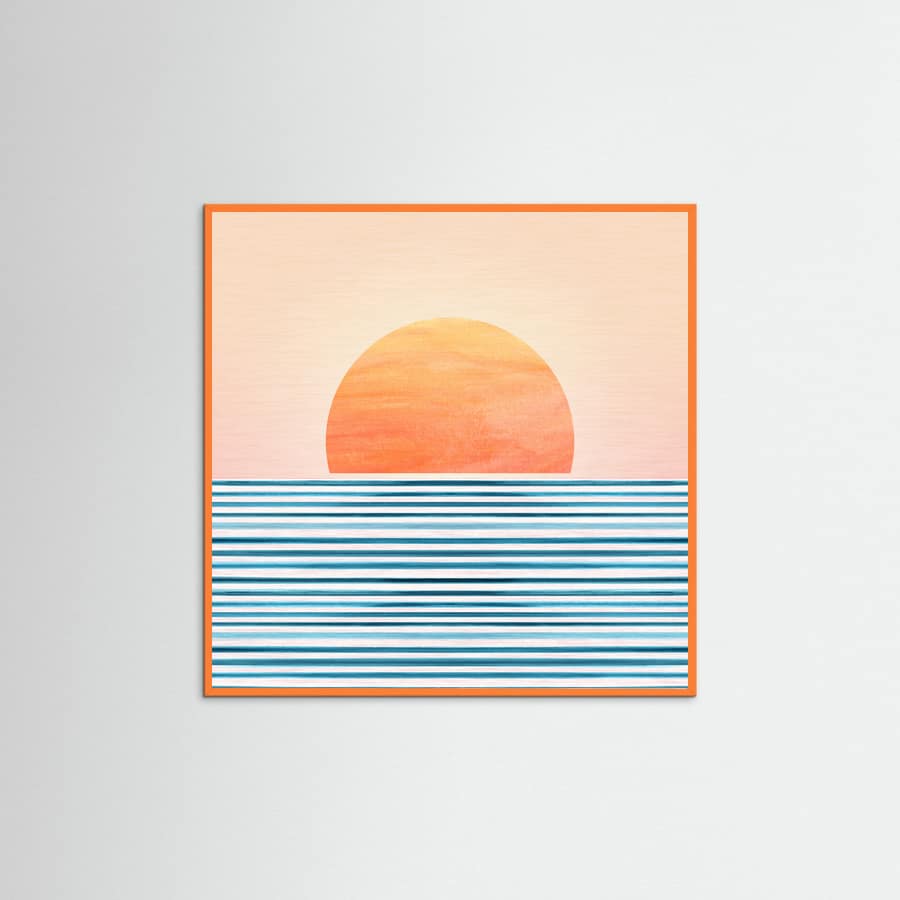 Minimalist Sunset 1 Poster – plakat og kunsttryk