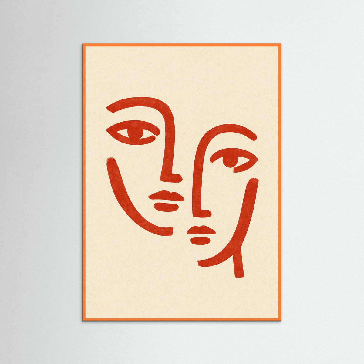 Orange Wood Minimalist Visions