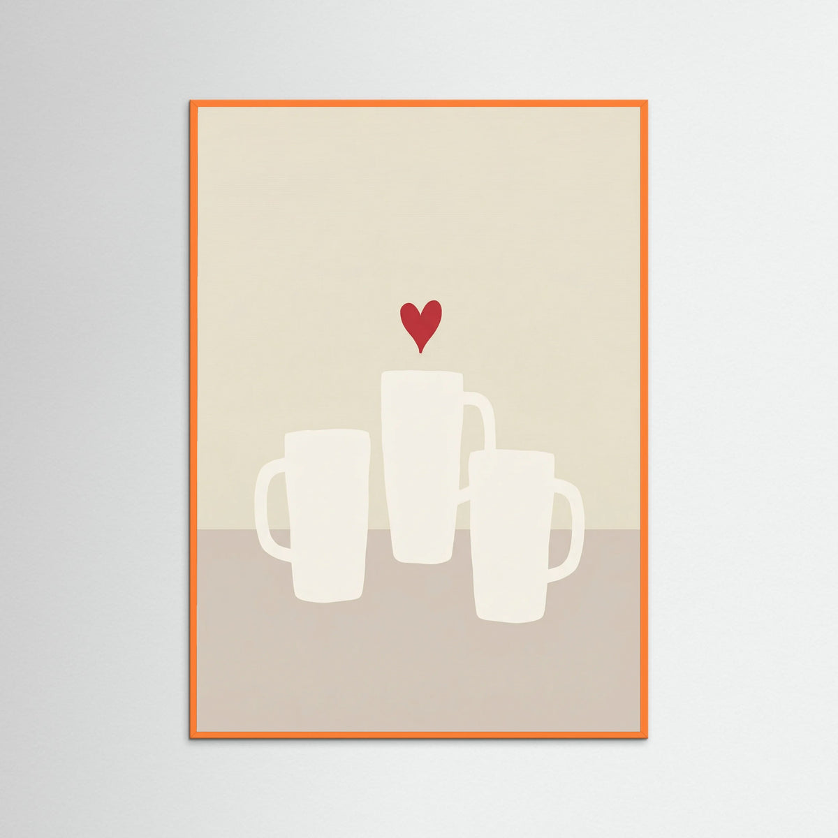 Orange Wood Minimalist Wine Still