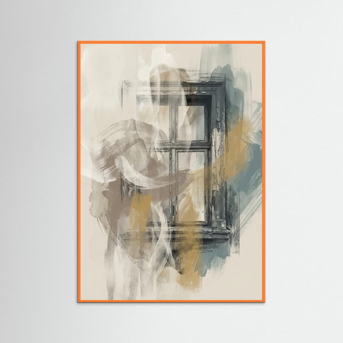 Orange Wood Misty Gaze