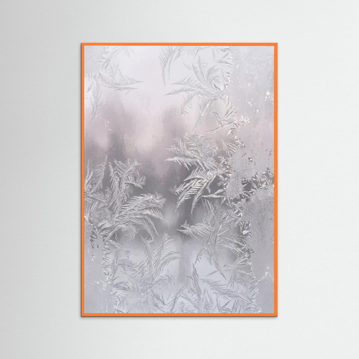 Orange Wood Misty Serenity