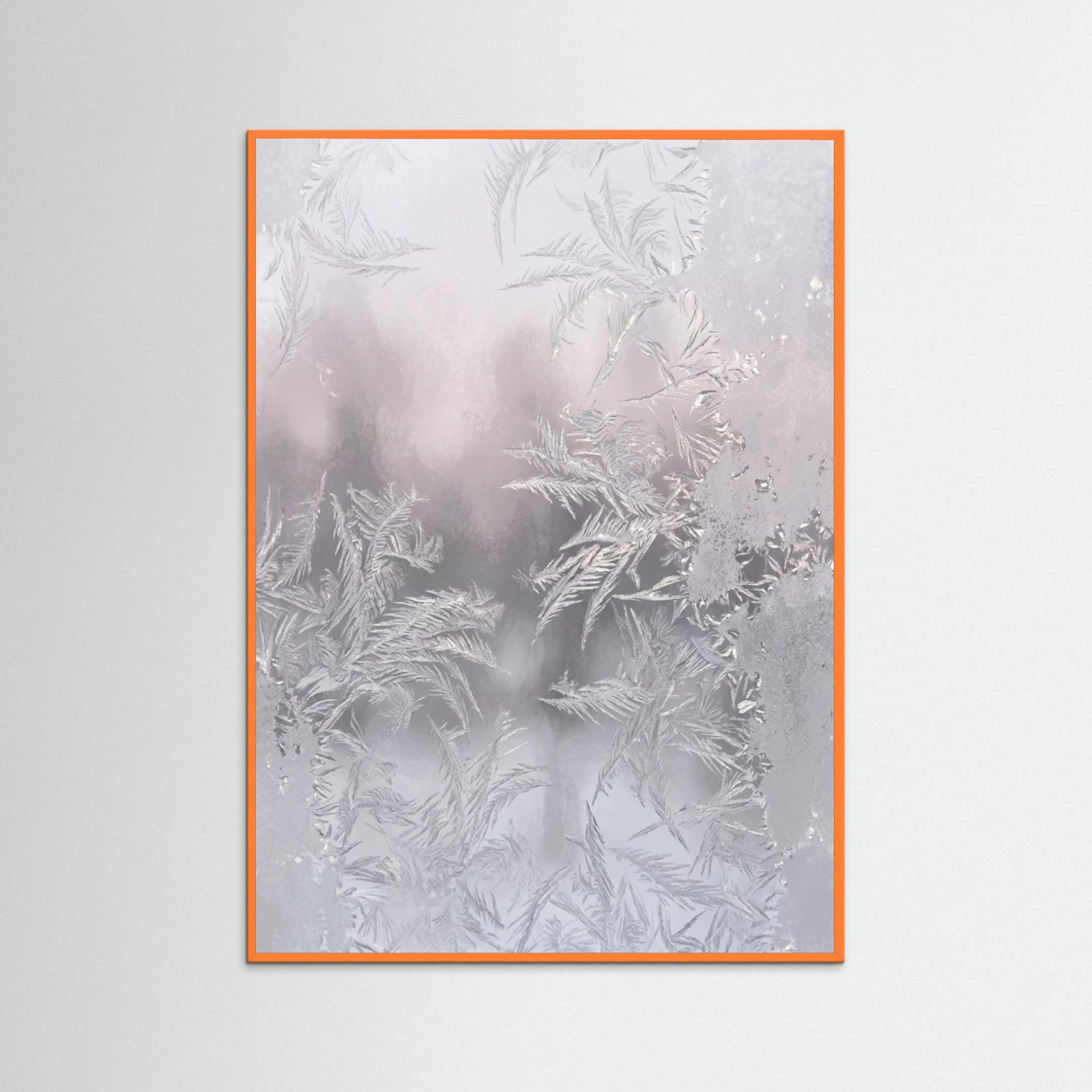 Orange Wood Misty Serenity
