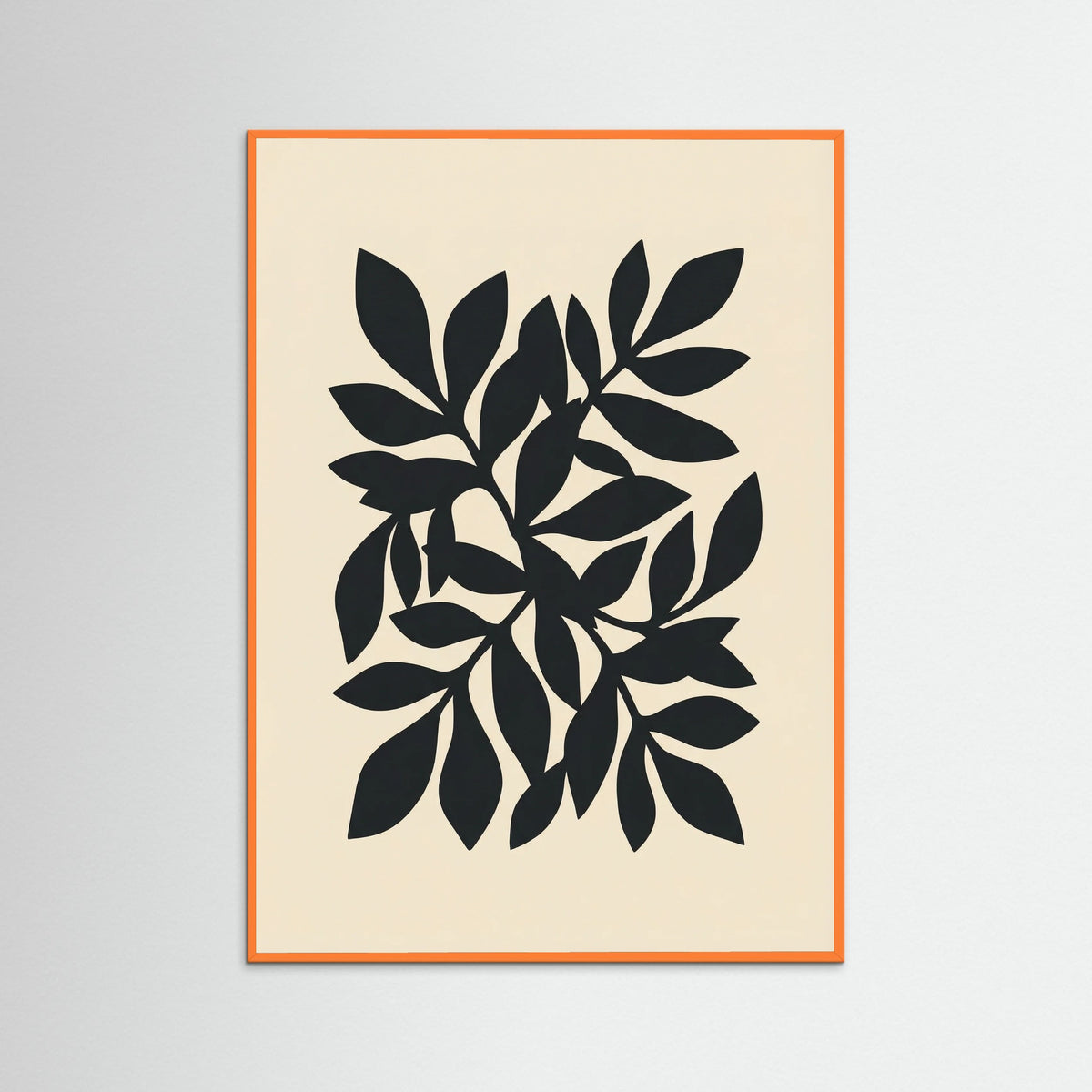 Orange Wood Modern Organic Form