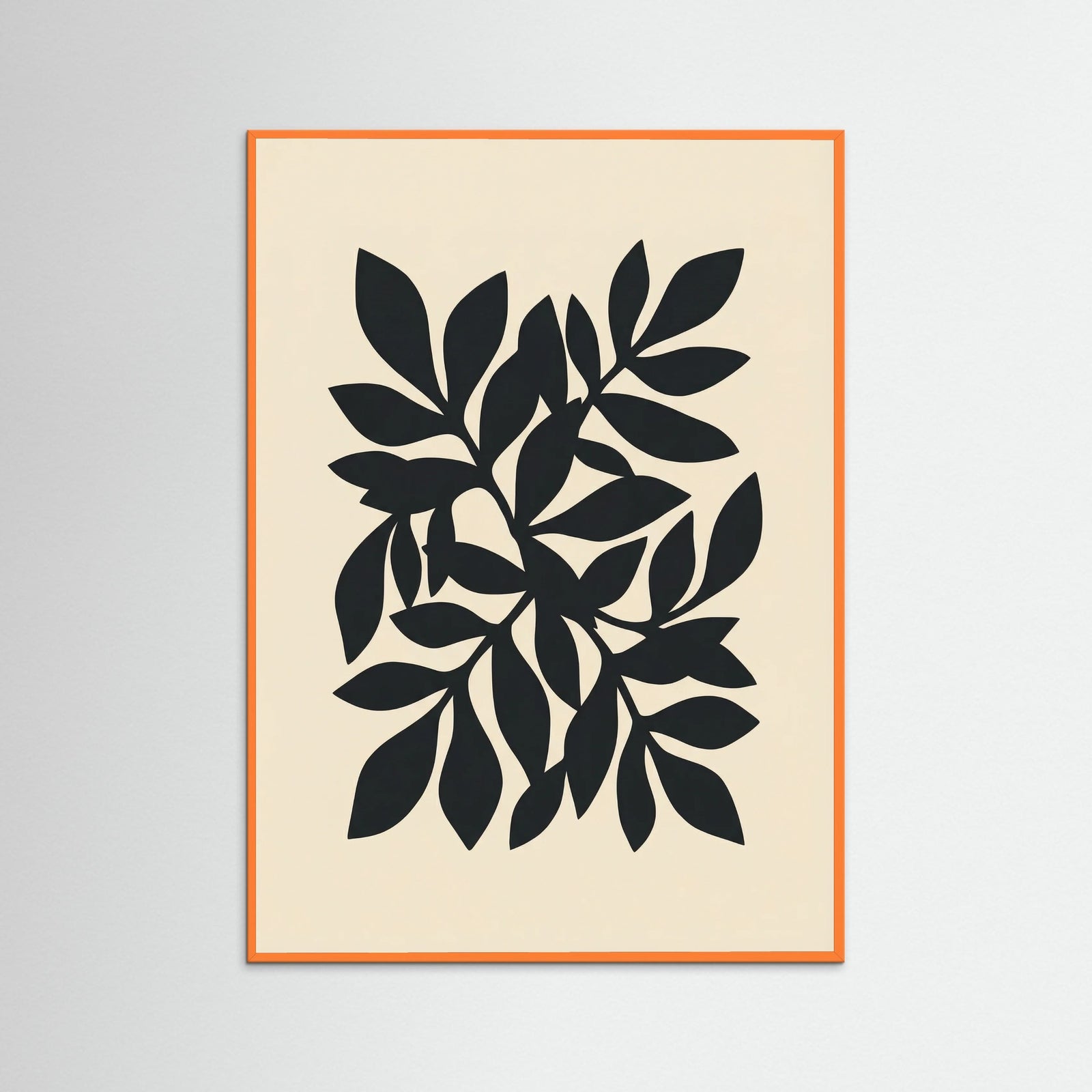 Orange Wood Modern Organic Form