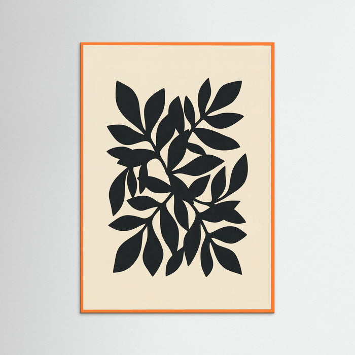 Orange Wood Modern Organic Form