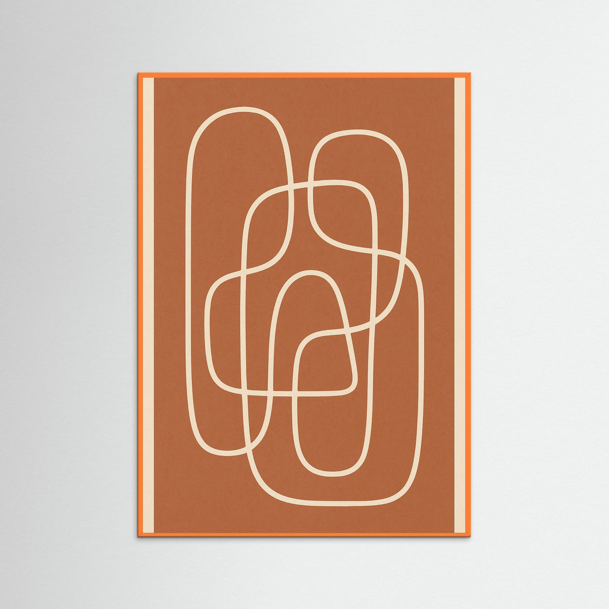 Orange Wood Modern Simplicity