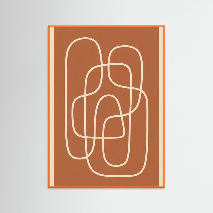 Orange Wood Modern Simplicity
