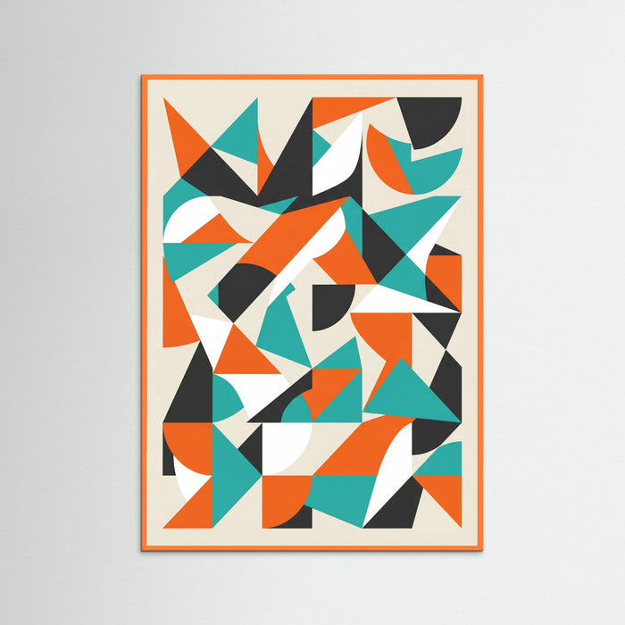 Orange Wood Modular Pop