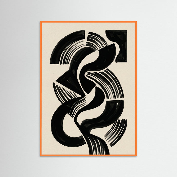Orange Wood Monochromatic Forms