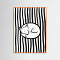 Orange Wood Monochrome Catnap