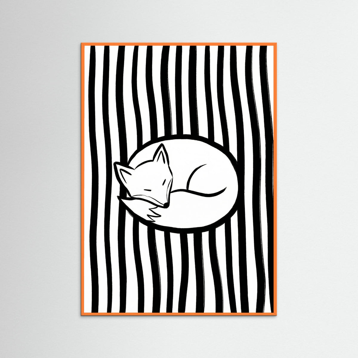 Orange Wood Monochrome Catnap