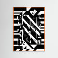 Orange Wood Monochrome Dynamics