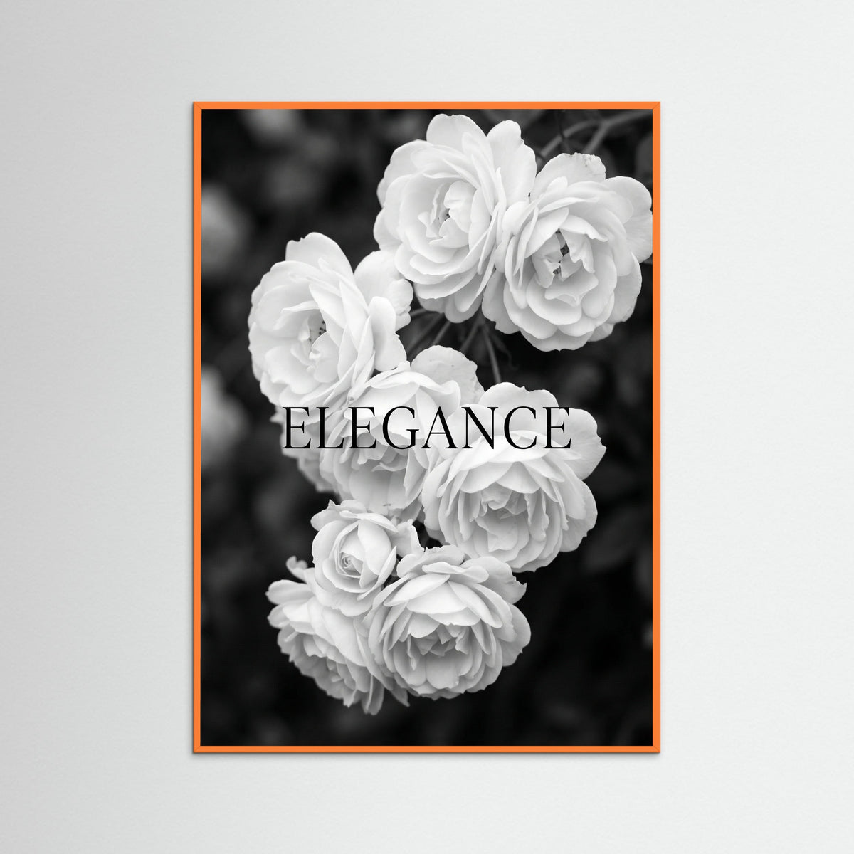 Orange Wood Monochrome Lilies