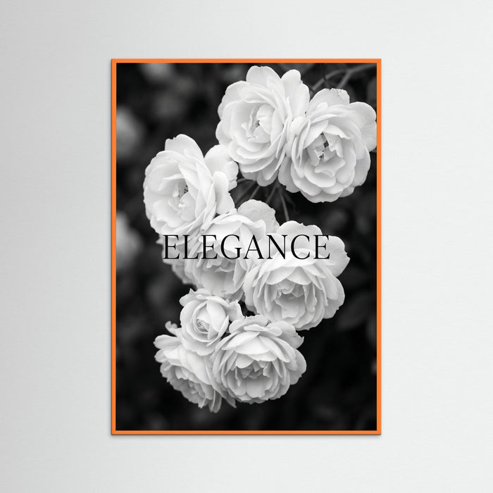 Orange Wood Monochrome Lilies