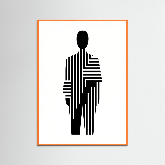 Orange Wood Monochrome Muse