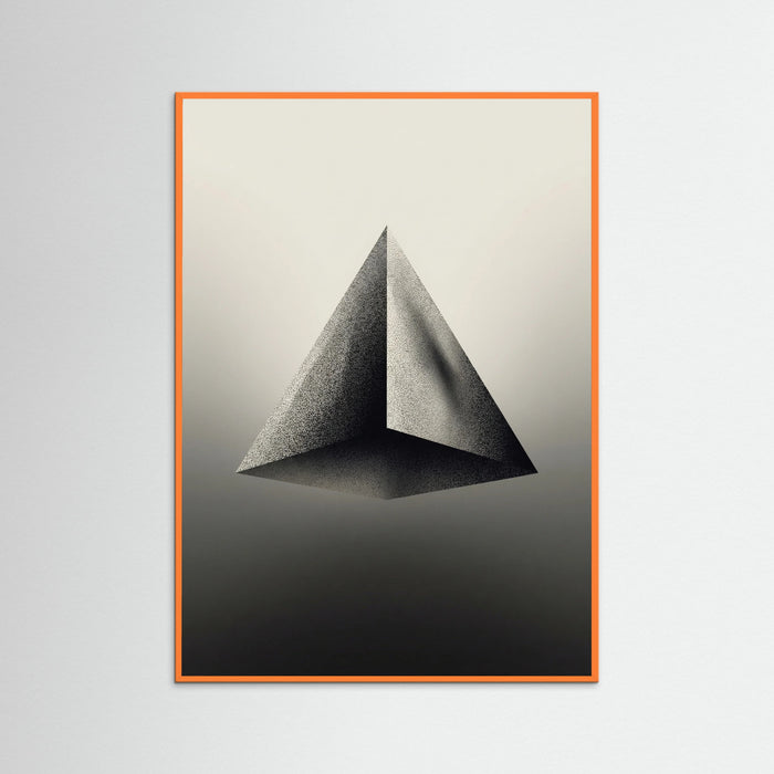 Orange Wood Monochrome Orbs