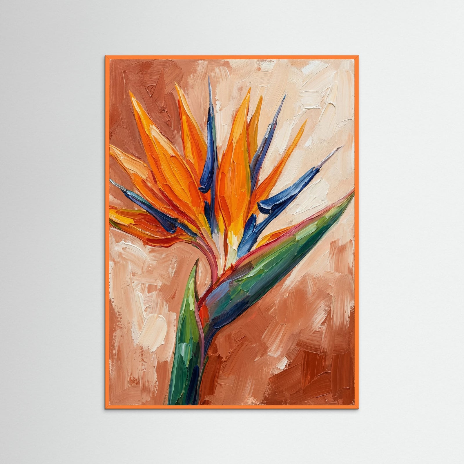 Orange Wood Monstera Glow