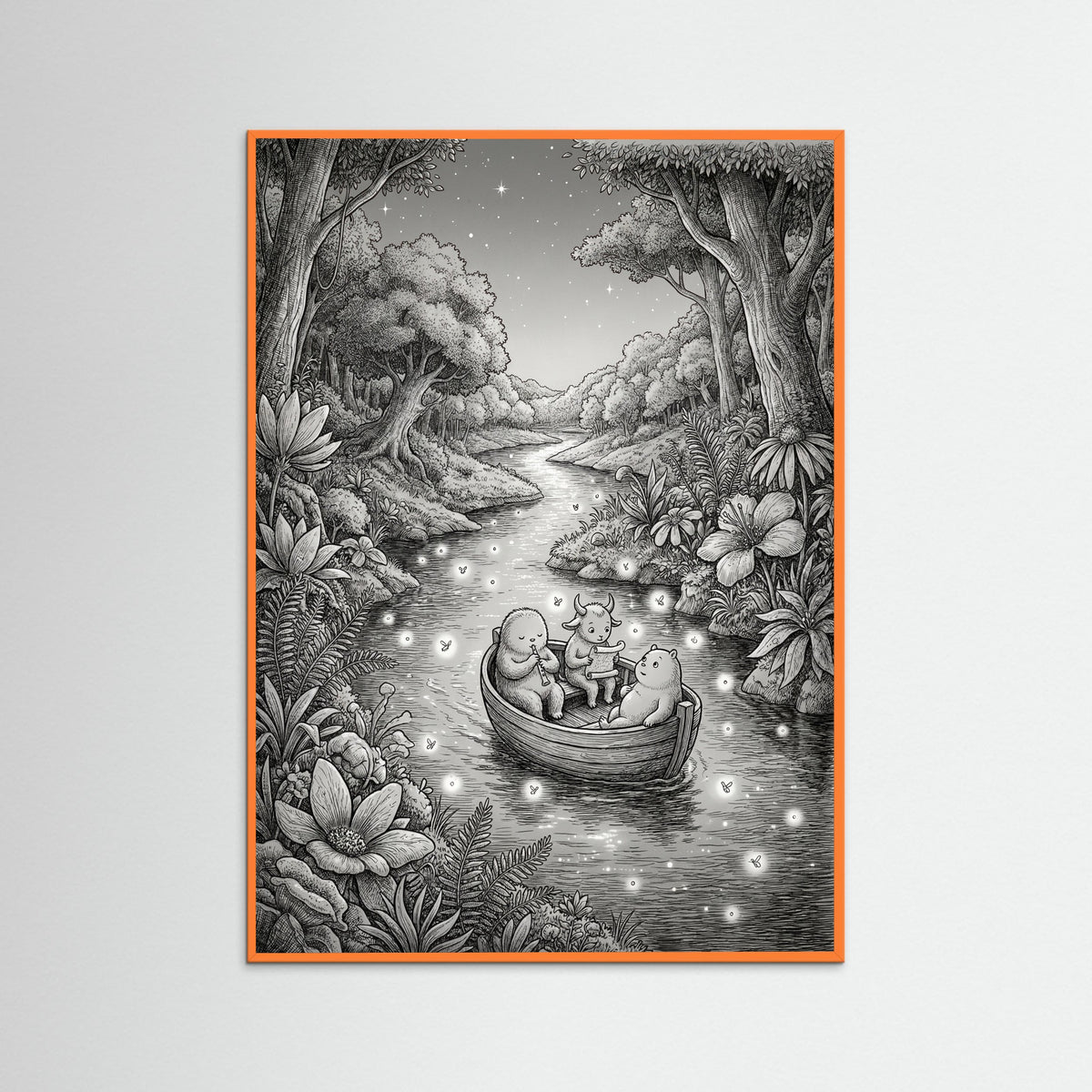 Orange Wood Moomin Forest