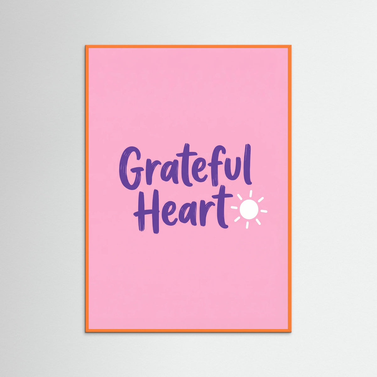 Orange Wood More Love Please