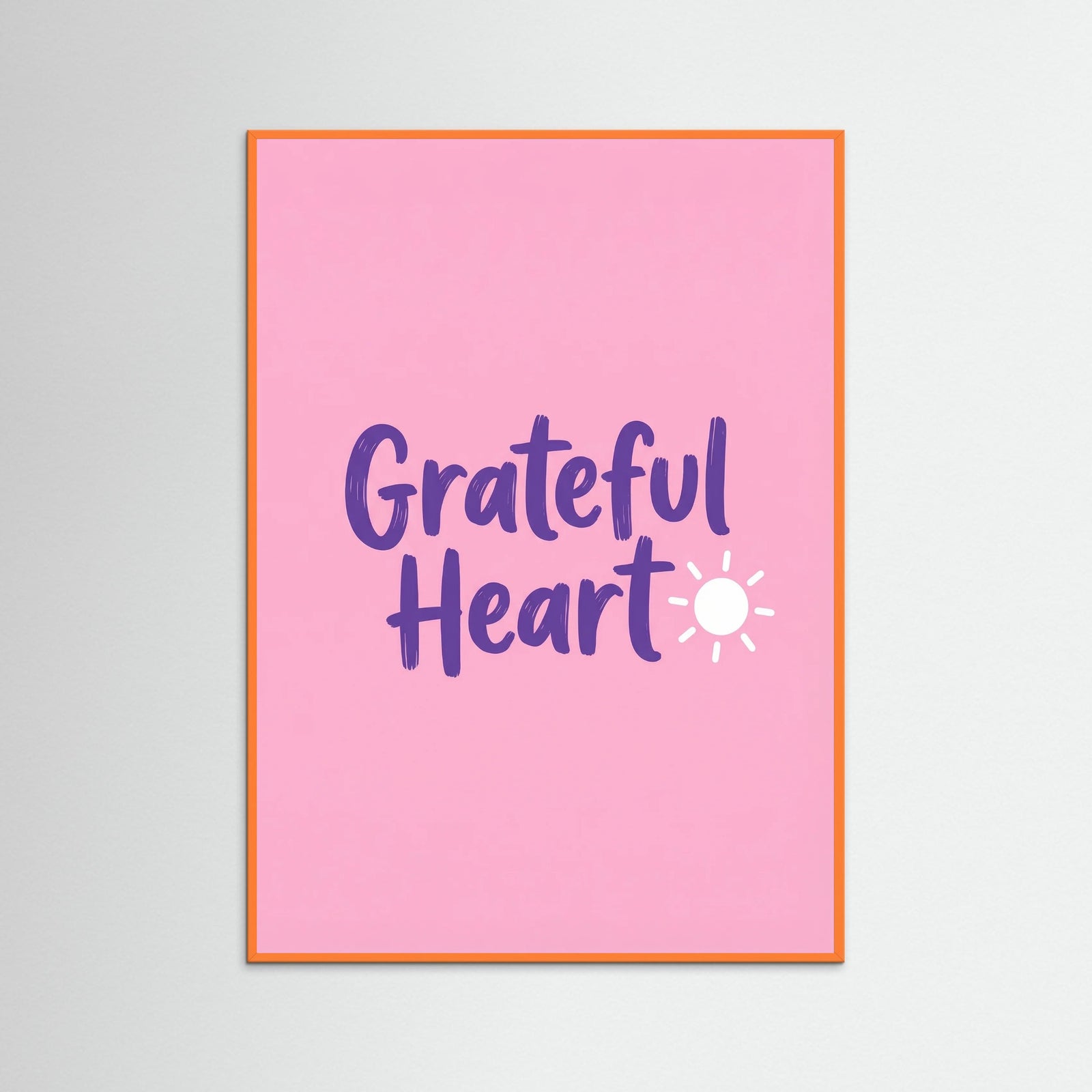 Orange Wood More Love Please