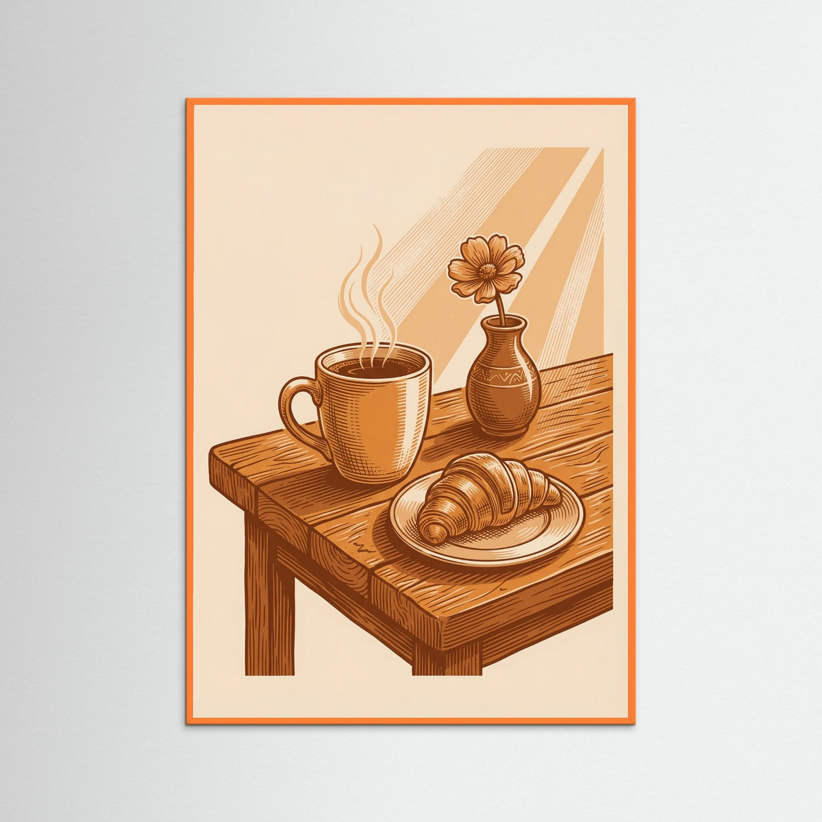 Orange Wood Morning Feast