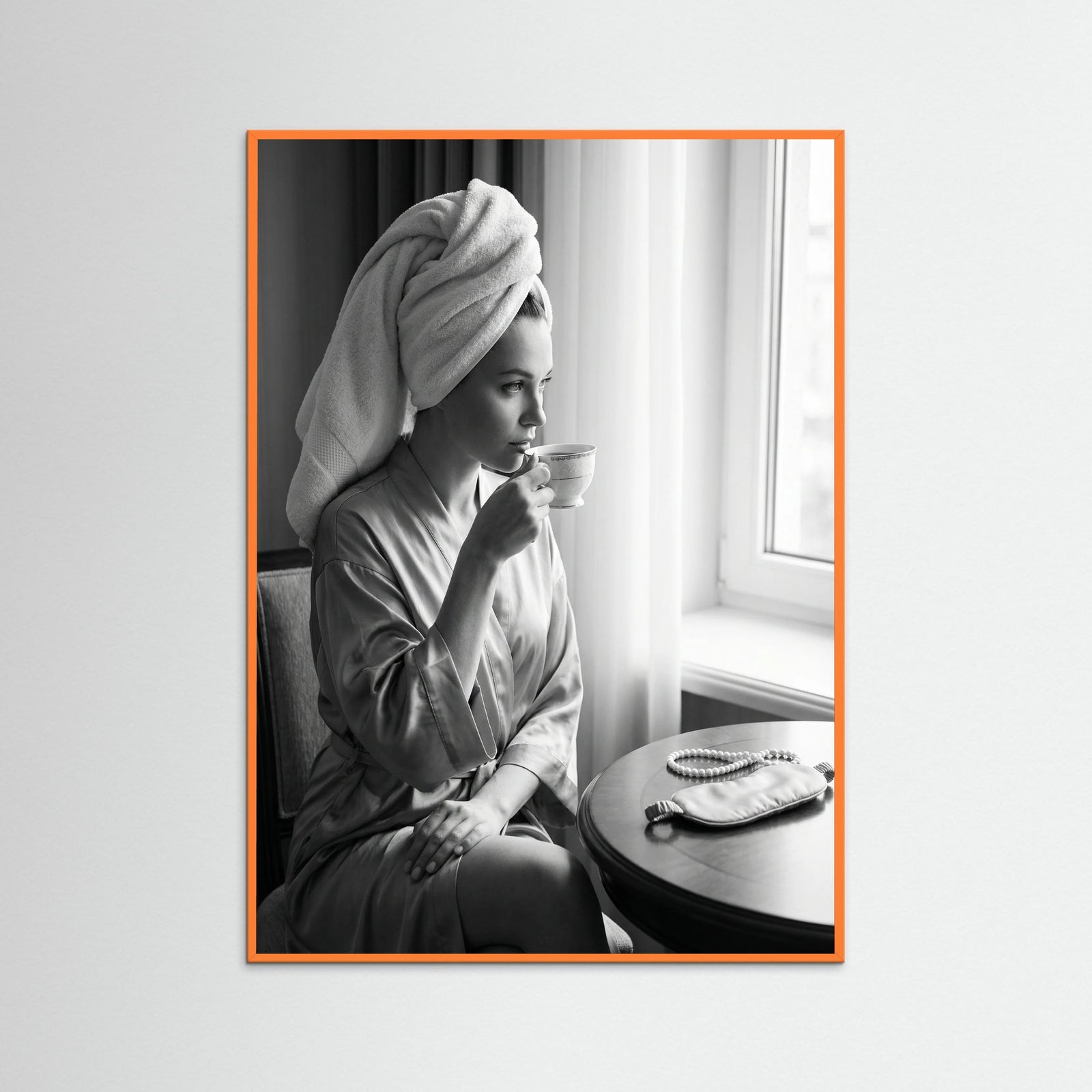 Orange Wood Morning Glamour