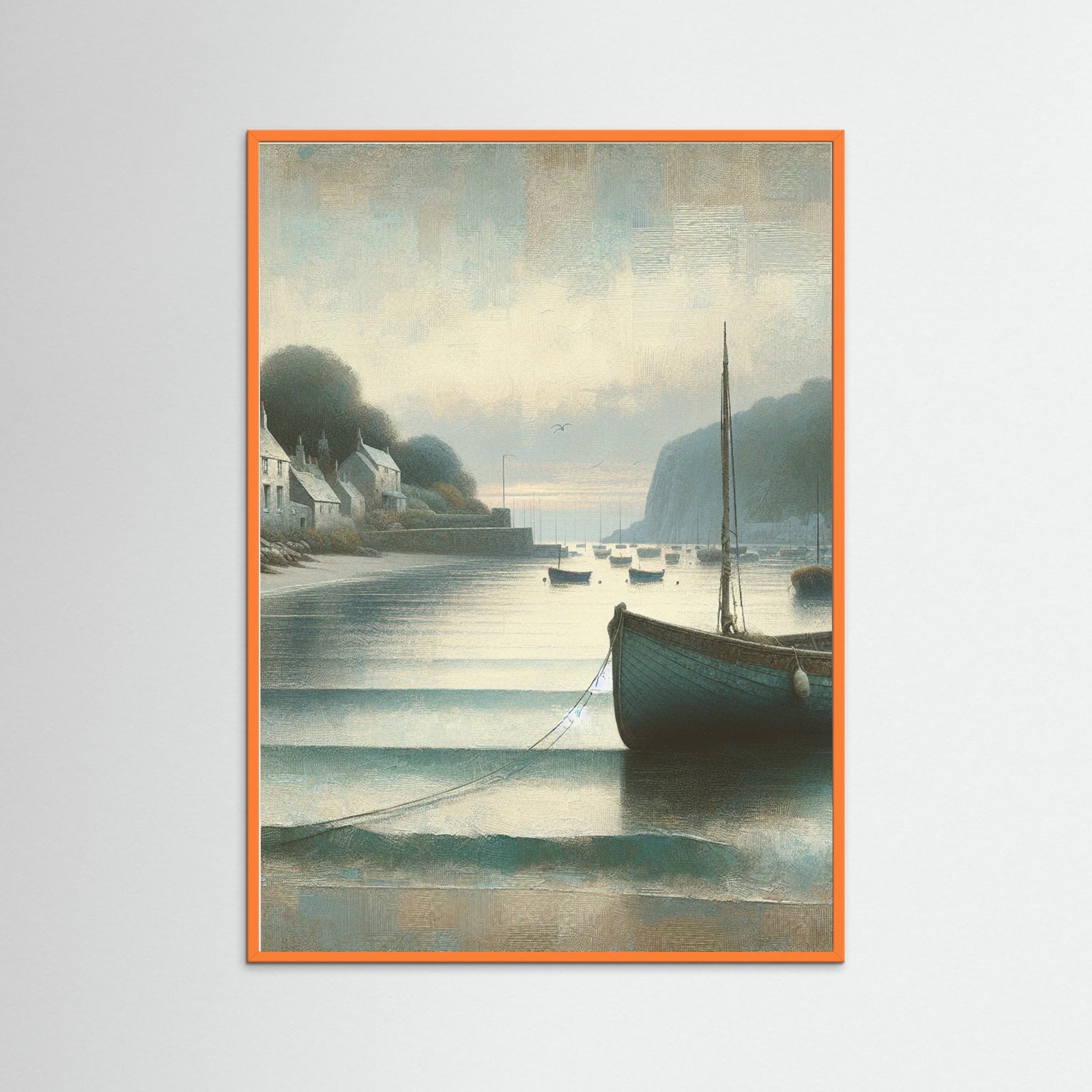 Orange Wood Morning Light