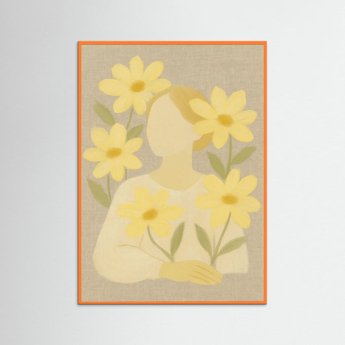Orange Wood Morning Petals