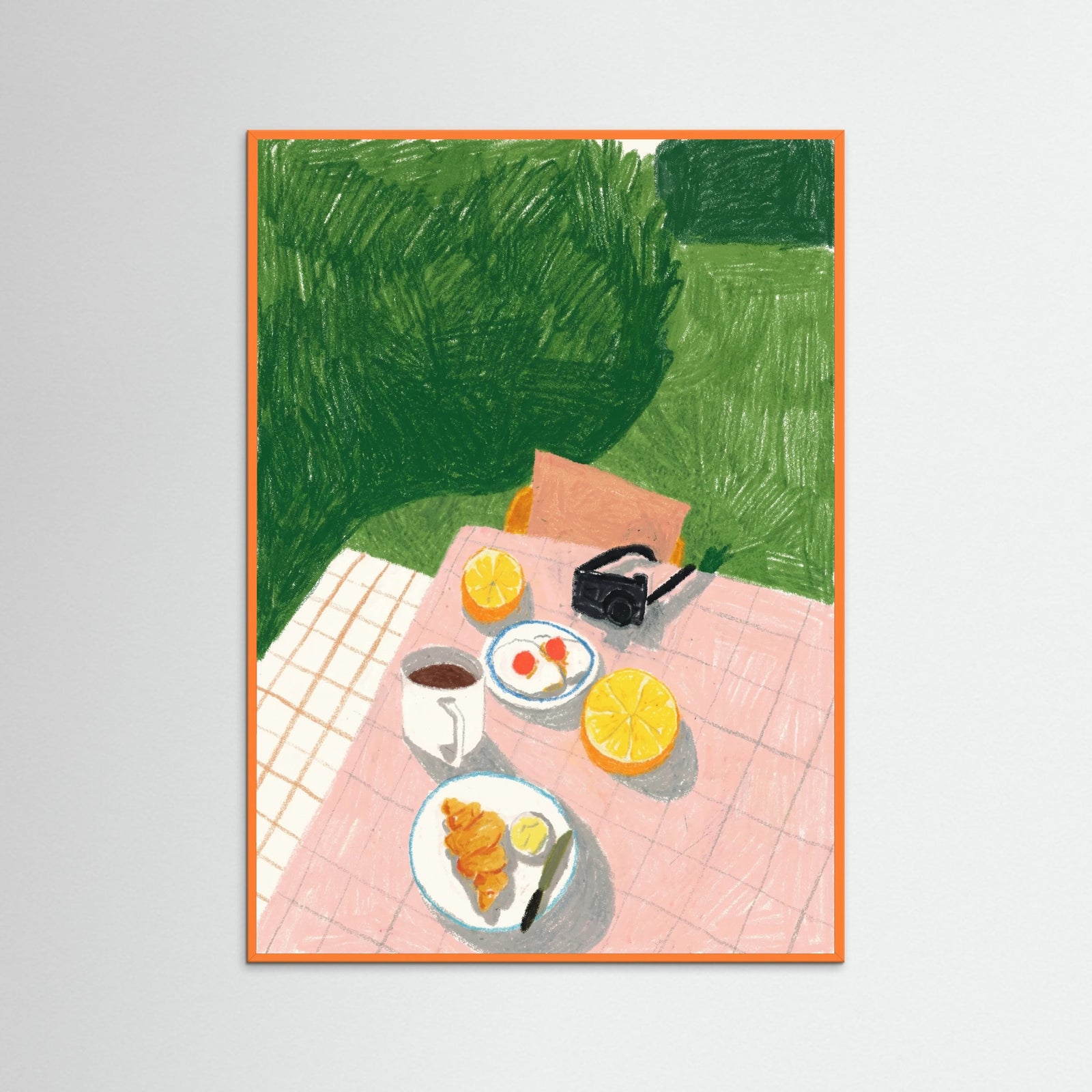 Orange Wood Morning Picnic