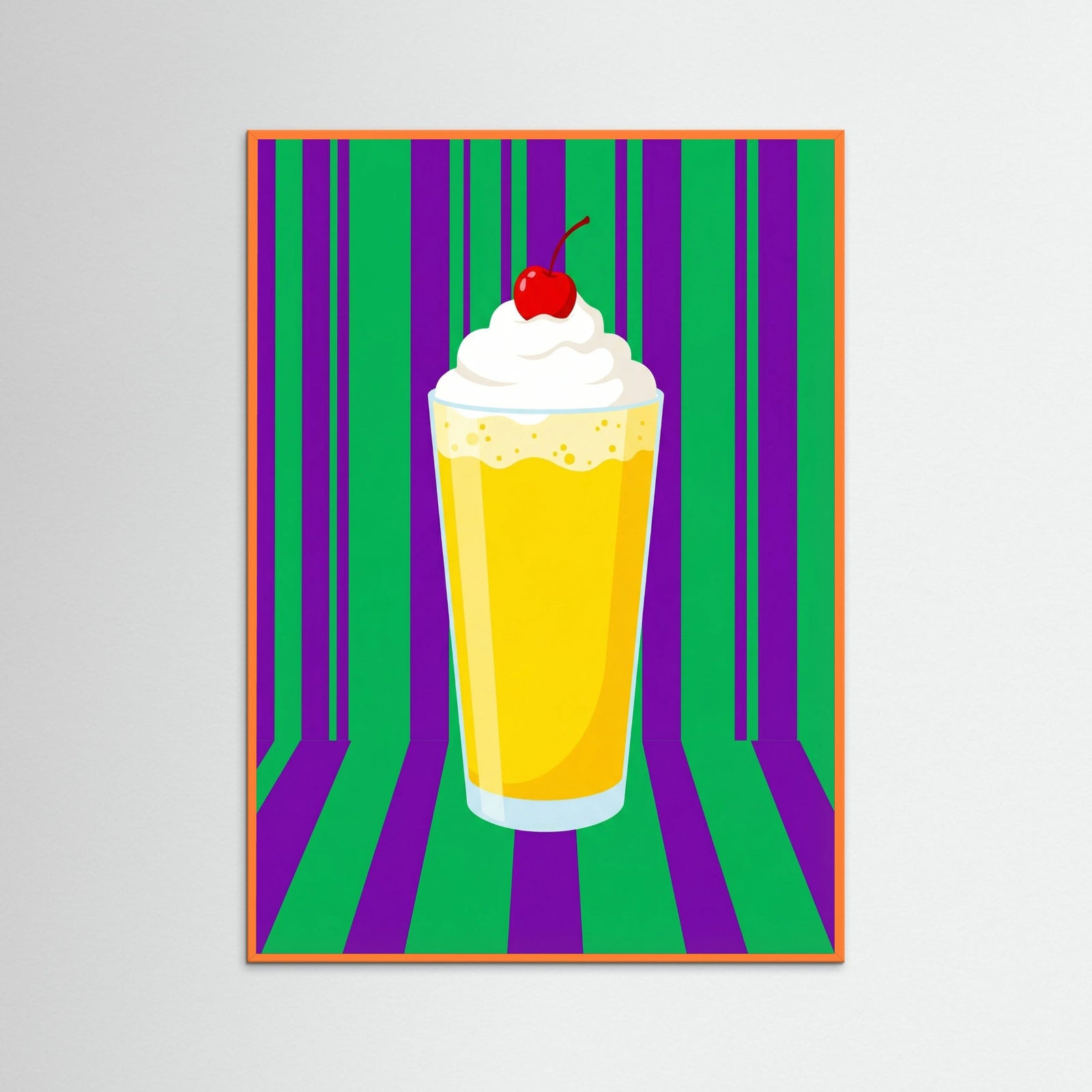 Orange Wood Morning Ripple