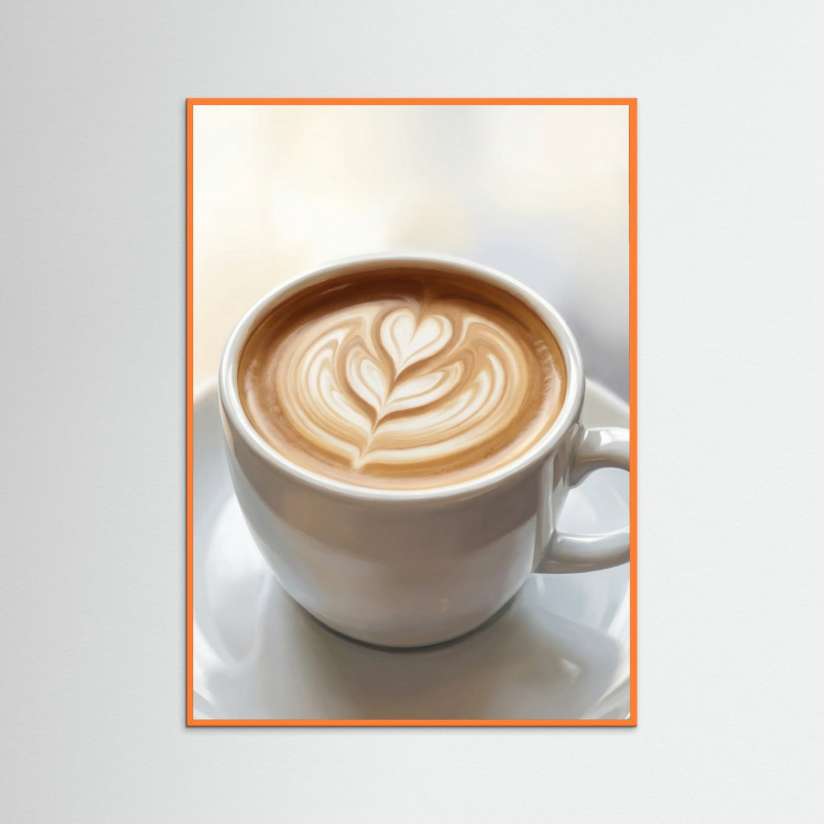 Orange Wood Morning Swirl