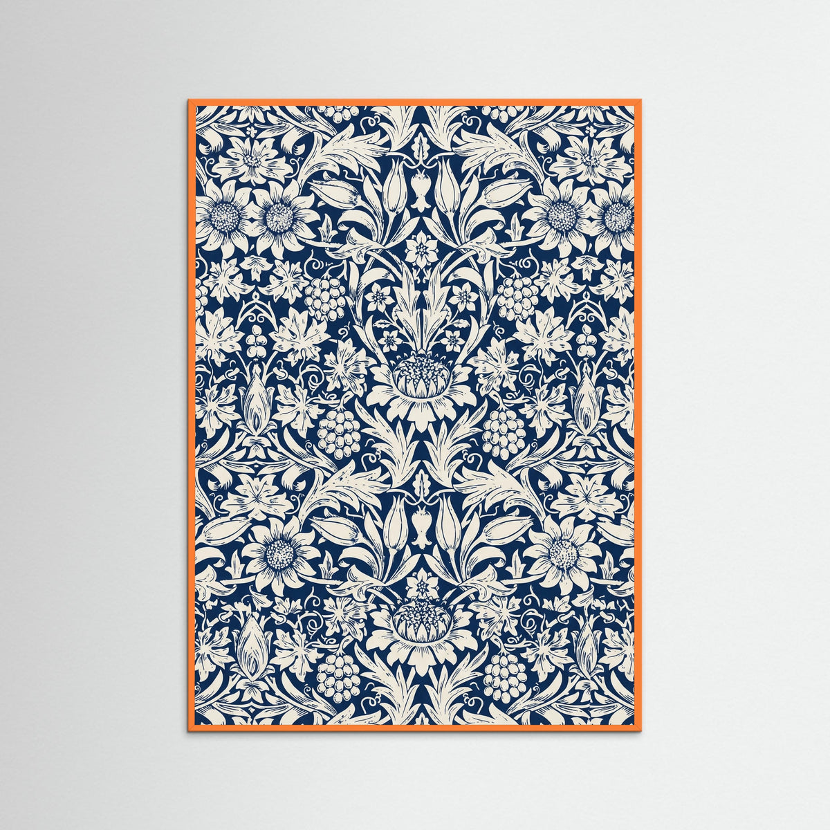 Orange Wood Morrisian Vine