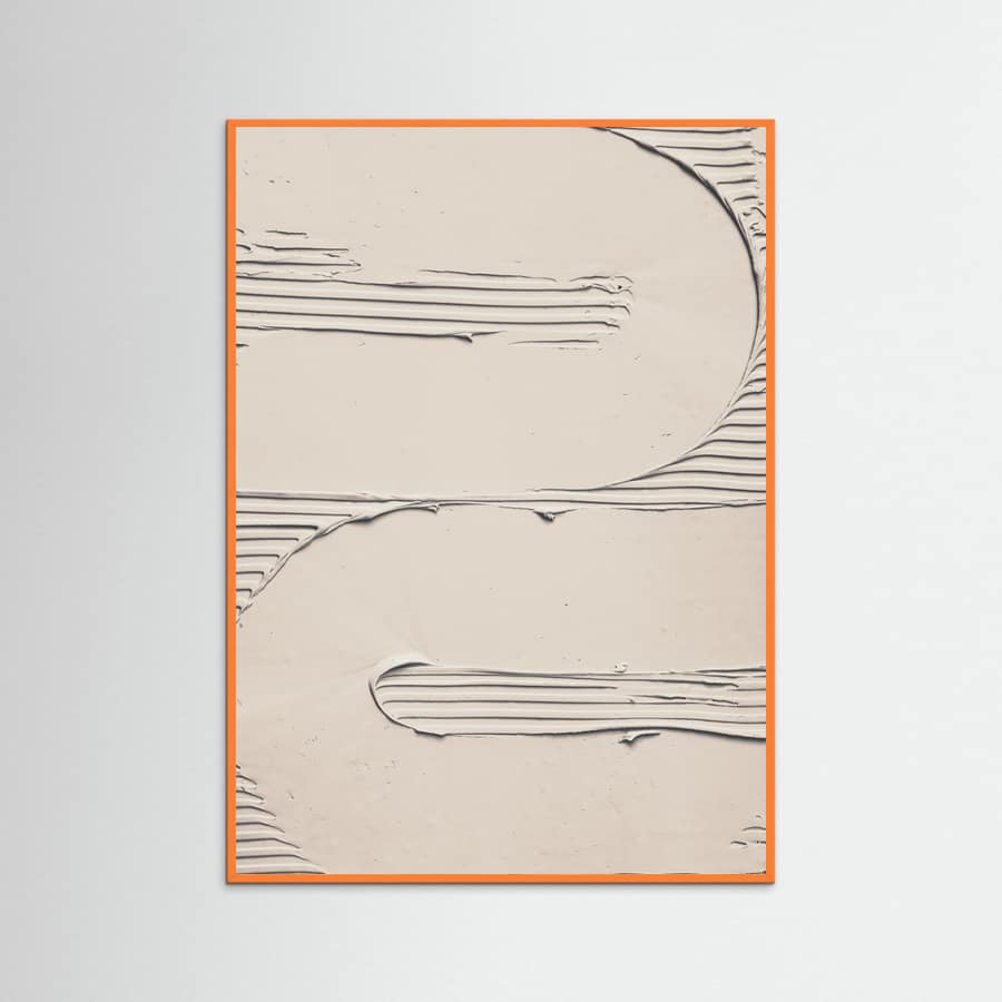 Mud Texture 11 Beige Poster – plakat og kunsttryk