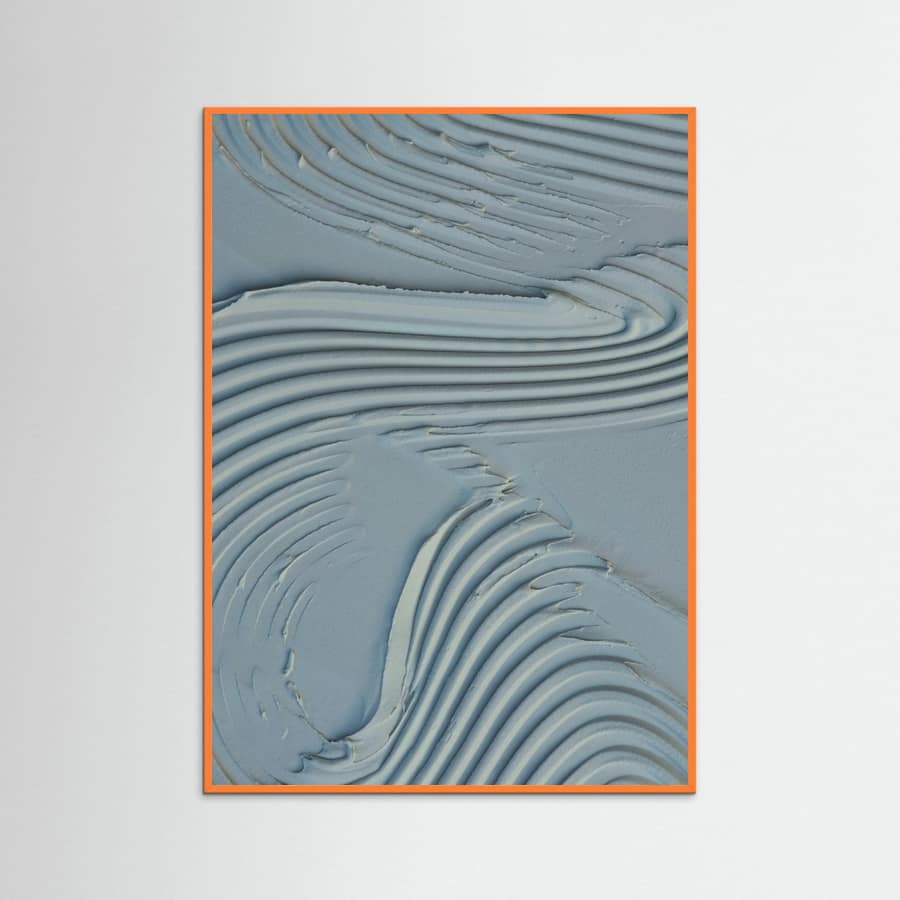 Affiche Mud Texture 15 Blue – affiche et impression d’art