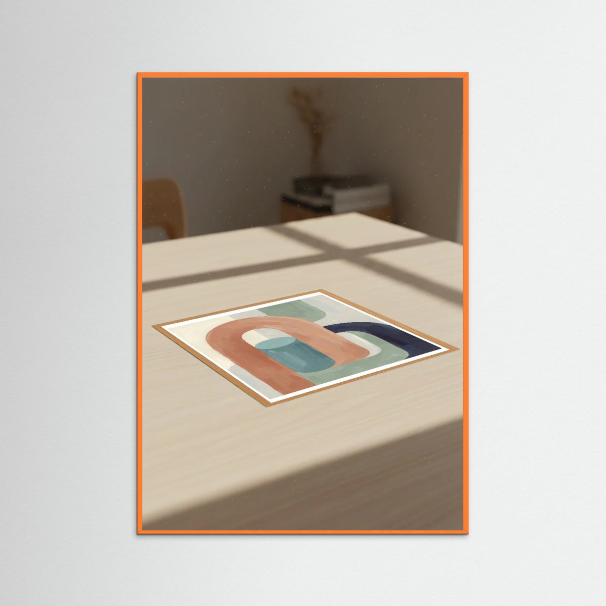 Orange Wood Muted Arches 1